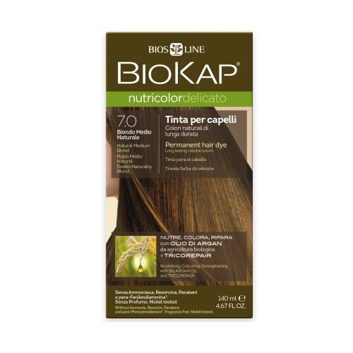 BioKap Краска для волос Delicato Средне-русый 7.0 140 мл