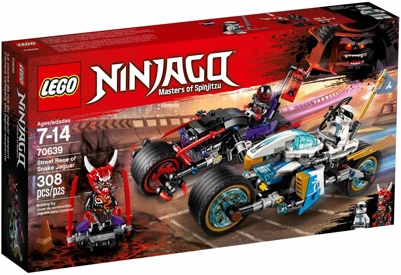 Конструктор LEGO Ninjago 70639 Уличная погоня