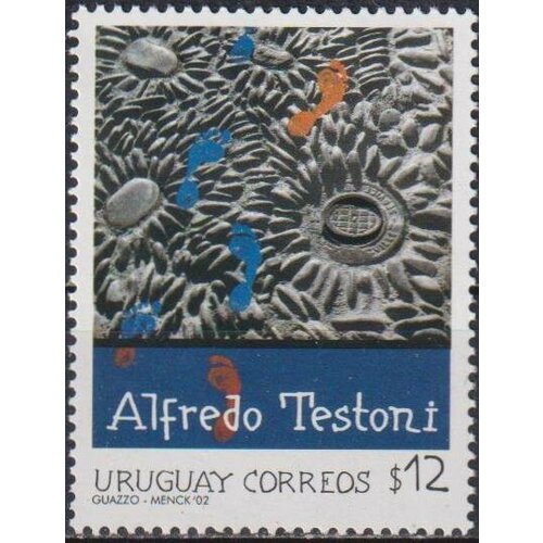 Почтовые марки Уругвай 2002г. Альфредо Тестони Искусство MNH почтовые марки уругвай 2002г 65 лет cutsa транспорт автобус mnh