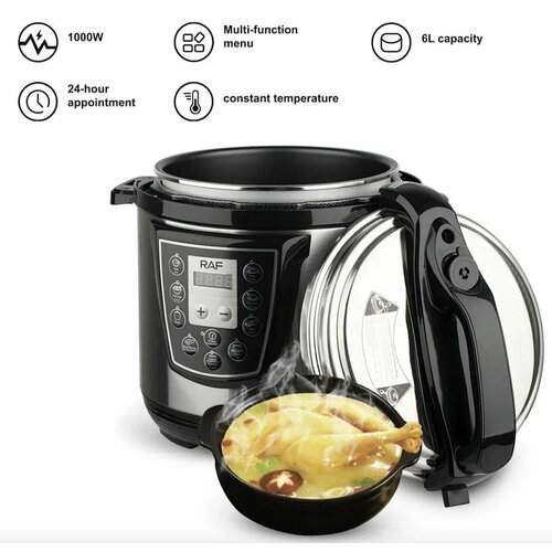 Электрическая скороварка мощность900Wтаймер на 24 часаобъём чаши 6лмногофункциональное менюантипригарное покрытие 7100₽