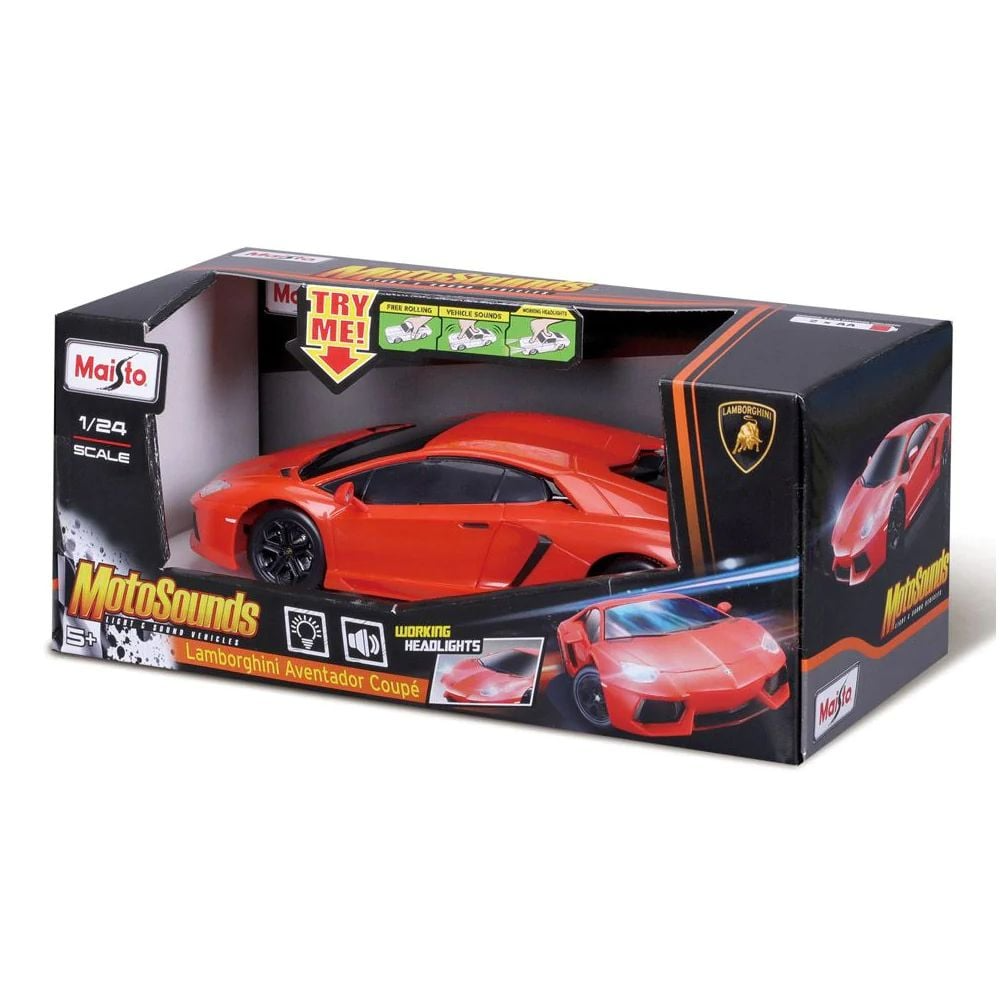 Машинка Maisto MotoSounds Lamborghini Aventador Coupe 1:24 81221