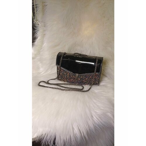 фото Сумка красоткарзн, фактура лаковая, коричневый