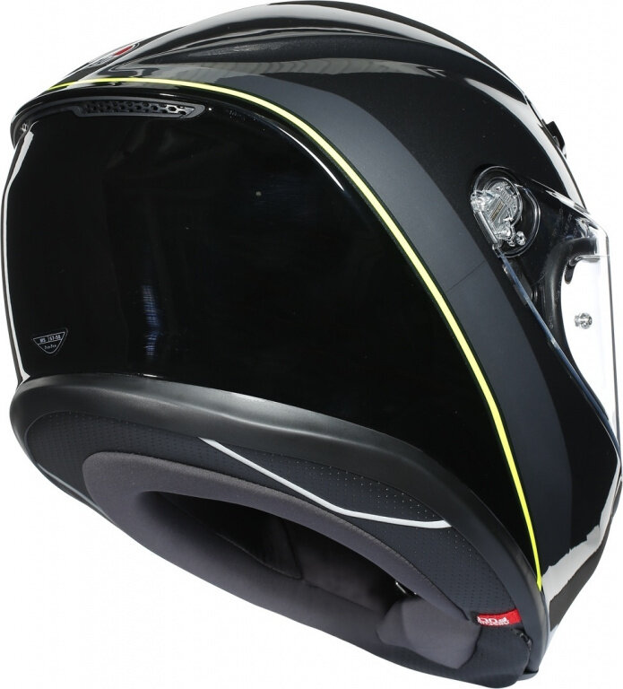 AGV Шлем K-6 MULTI Minimal Gunmetal/Black/Yellow-Fluo S