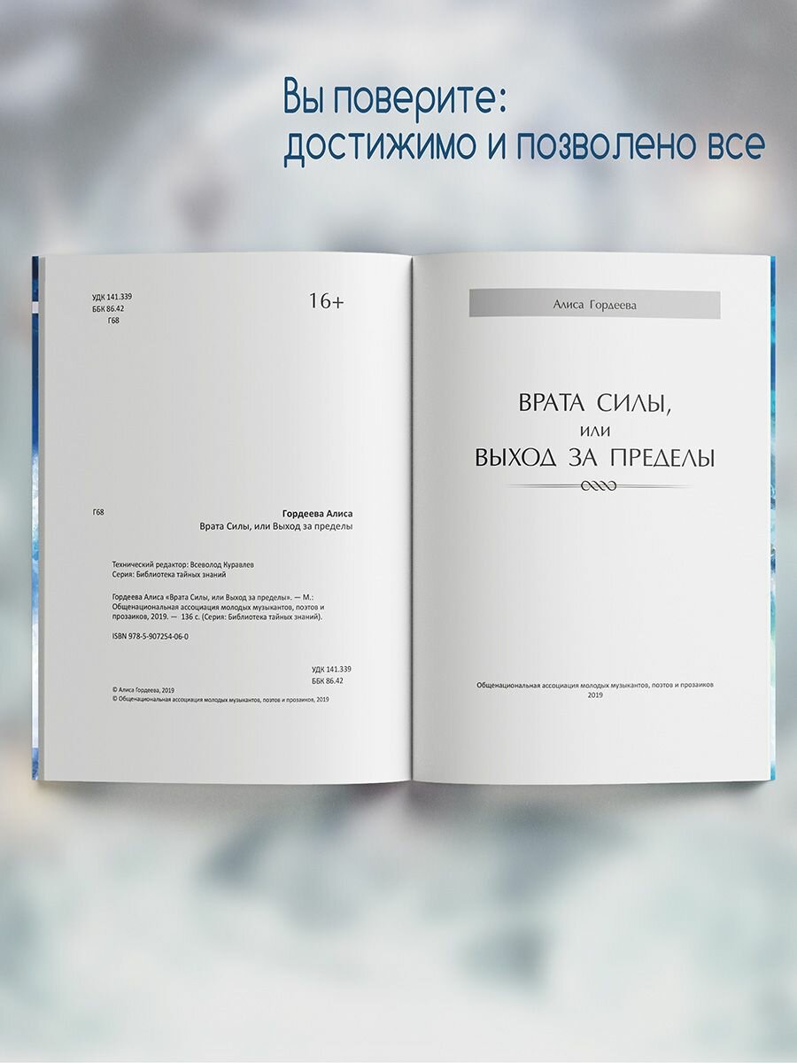 Алиса Гордеева: Врата Силы, или Выход за пределы