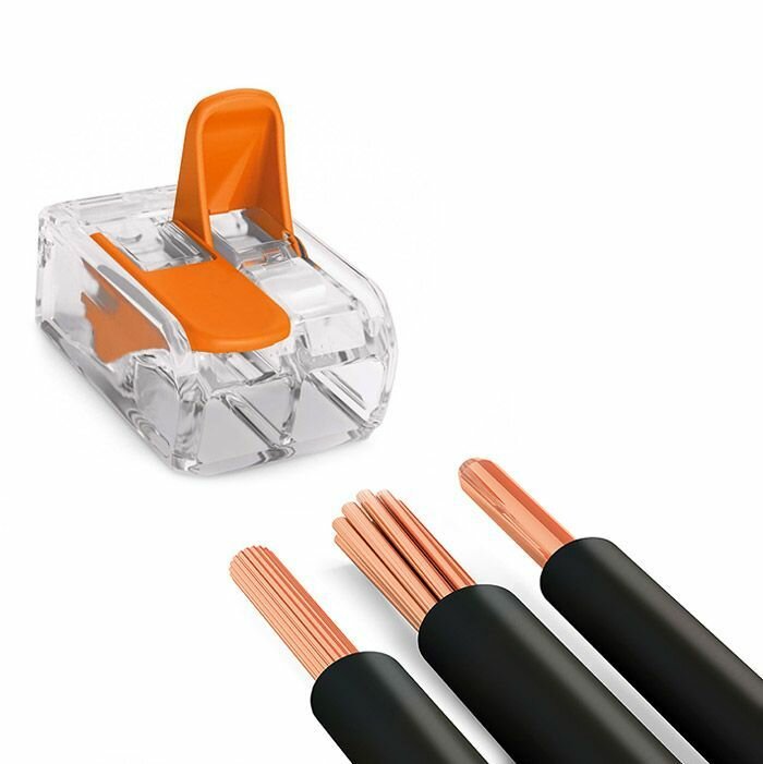 фото Соединительная клемма с рычажками Клемма WAGO 221-412