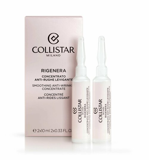 Collistar - Smoothing Anti Wrinkle Concentrate Концентрат для лица и шеи против морщин 2х10 мл