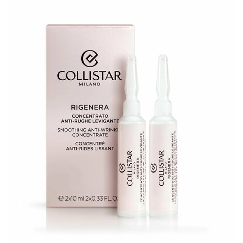 collistar rigenera smoothing anti wrinkle cream face and neck крем для лица и шеи против морщин 50 мл Collistar - Smoothing Anti Wrinkle Concentrate Концентрат для лица и шеи против морщин 2х10 мл