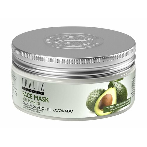 Увлажняющая глиняная маска для лица с экстрактом авокадо / Thalia Natural Beauty Clay-Avocado Face Mask