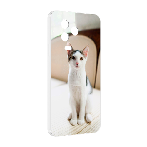 Чехол MyPads порода кошка эгейская для Infinix Note 12 2023 (X676C) задняя-панель-накладка-бампер
