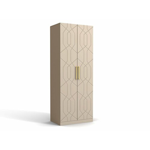 Шкаф Дольче-2 МДФ Мокко 90x40x240 двухдверный для одежды