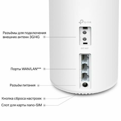 wi fi mesh система tp link deco x20 4g 1 pack 802 11ax wi fi 6 4g ready белый Wi-Fi Mesh система TP-LINK DECO X20-4G (1-pack)