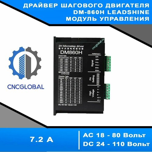Драйвер шагового двигателя DM-860H CNCGLOBAL Модуль управления шаговым двигателем 7000₽