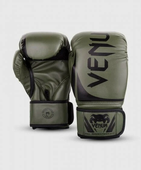 Боксерские перчатки Venum Challenger 2.0 10oz хаки, черный