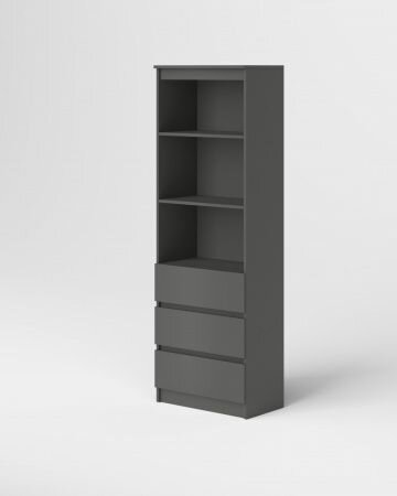 фото Стеллаж Охта 600.3_1800*604*354 Графит/Графит