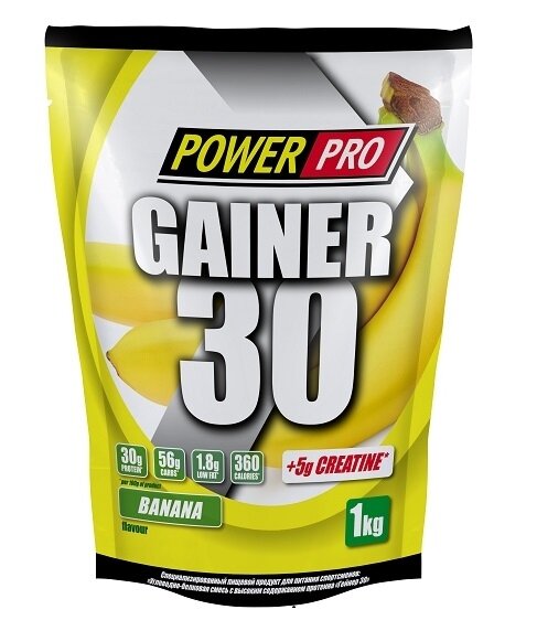 Power Pro Gainer 30 1000 гр (Power Pro) Банан
