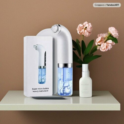 Вакуумный очиститель пор для лица Аква-пилинг Массажер для чистки лица Инструмент для чистки лица Прибор для сужения пор на лице 140000₽