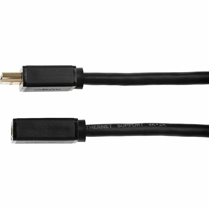 Кабель-удлинитель аудио-видео Telecom, HDMI (m) - HDMI (f) , ver 2.0, 5м, GOLD, черный [tcg235mf-5m] Noname - фото №19
