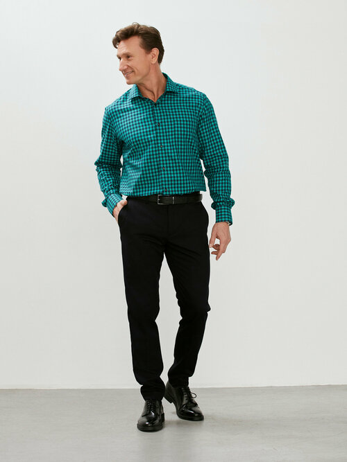 Рубашка Dave Raball, размер 41 170-176, зеленый