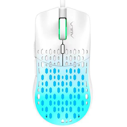 Мышь игровая AULA S11PRO BLUE подсветка , 6 кнопок ,1200-1600*2400*3600 dpi, кабель 1,5 м