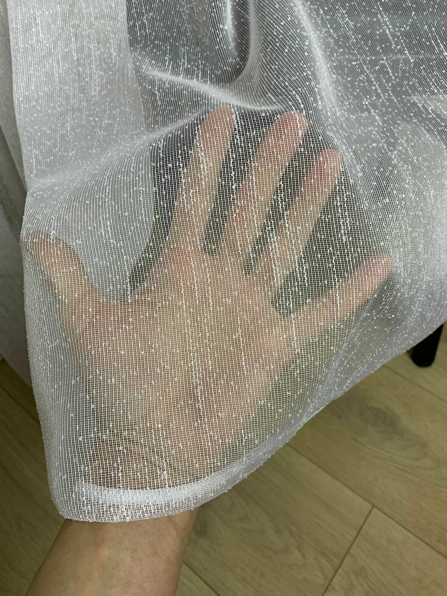 Тюль "дождь на сетке" 400*300 — фото 1