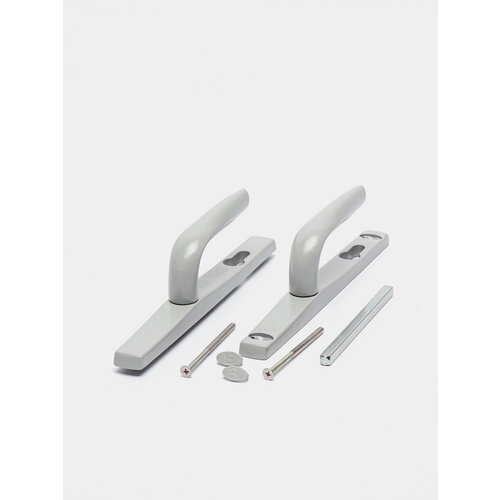 Гарнитур нажимной для ПВХ двери Цвет Серый 2199₽