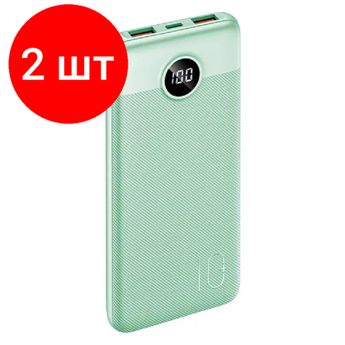 Комплект 2 штук Внешний аккумулятор TFN Razer 10 10000mAh мятныйTFN-PB-256-MI 1586200₽