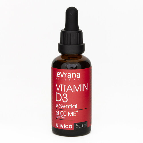Elivica Витамин Д3 капли жидкий (vitamin д3 ESSENTIAL 600 ме), 50 мл