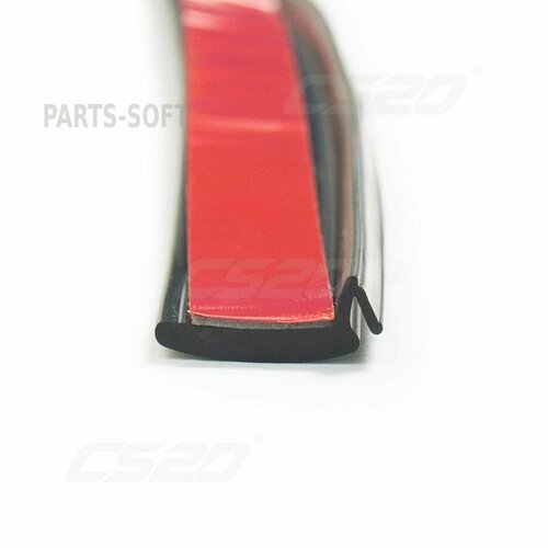 CS20 17483 Уплотнитель стекла ВАЗ ветрового боковой дополнительный водосгон L1300мм CS-20 1300₽
