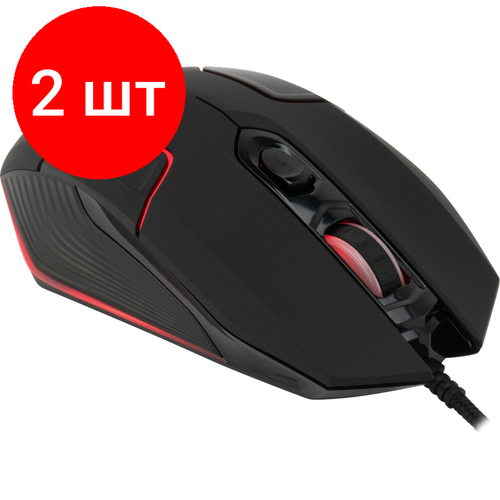 Комплект 2 штук, Мышь компьютерная Acer OMW170 черный оптическая 3200dpi/6but (ZL. MCEEE.00R)