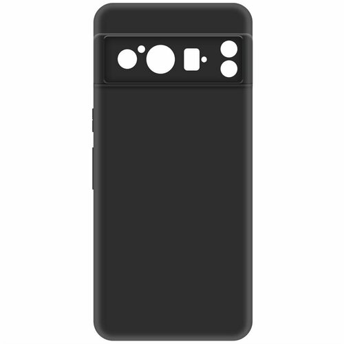 Чехол-накладка Krutoff Soft Case для Google Pixel 8 Pro черный чехол накладка krutoff soft case ночная крипота для google pixel 8 pro черный