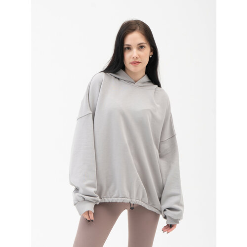 фото Худи, размер 42-52, серый нет бренда