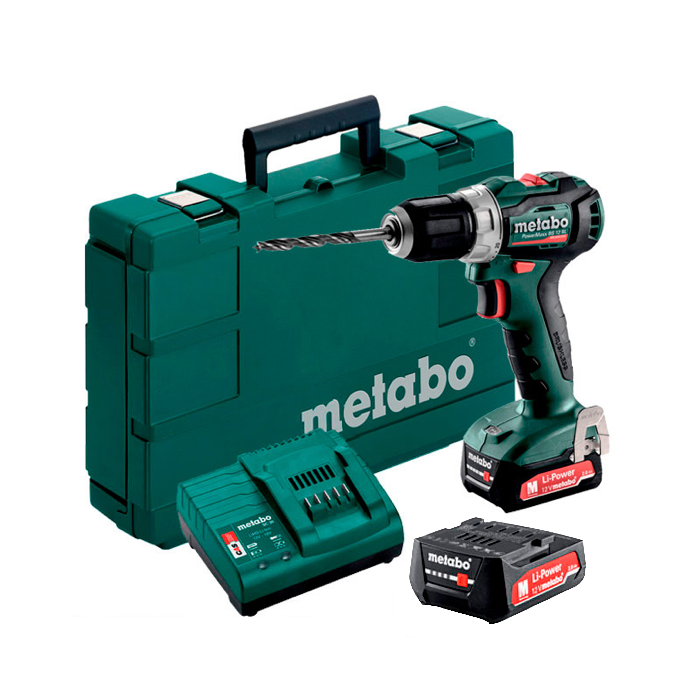 Аккумуляторная дрель-шуруповерт Metabo PowerMaxx BS 12 BL 601038500