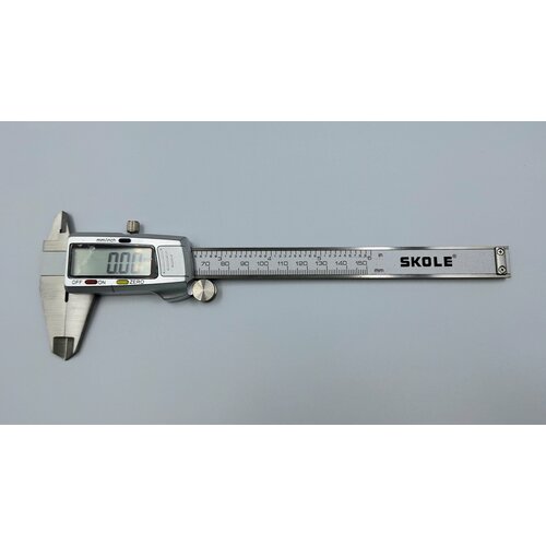 Штангенциркуль Skole 150 мм (0.02 мм 0-150 мм) электронный цифровой штангенциркуль измерительные инструменты с жк экраном измерительный камень прямая поставка