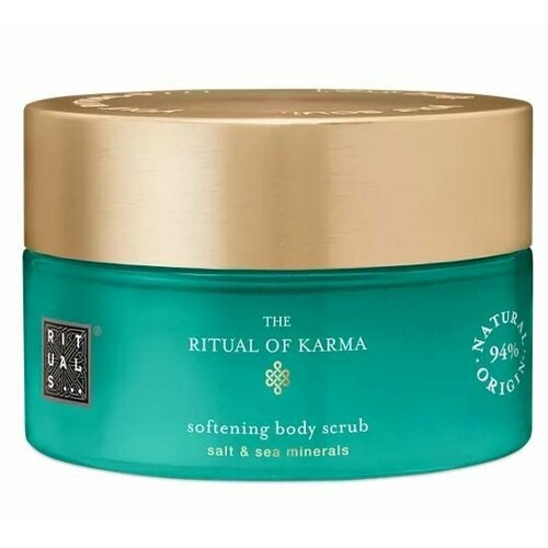 RITUALS Скраб для тела The Ritual of Karma c ароматом священного лотоса белого чая питательными маслами и морскими минералами 200 гр 4960₽