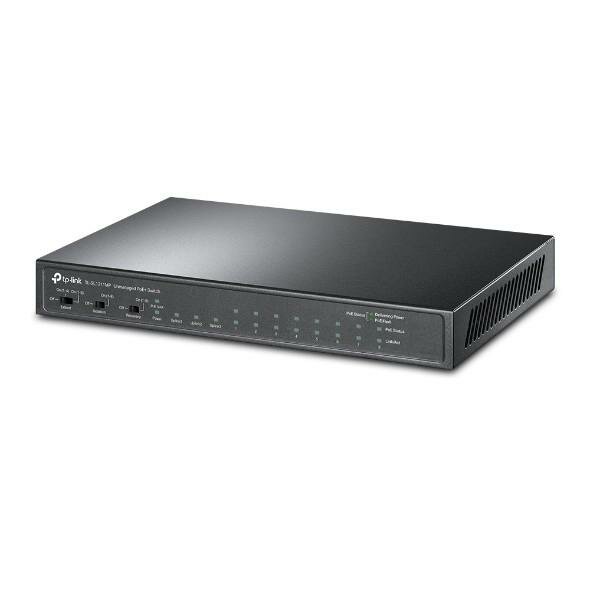 TP-Link TL-SL1311MP Настольный коммутатор на 8 PoE+ портов 10/100 Мбит/с и 3 гигабитных порта