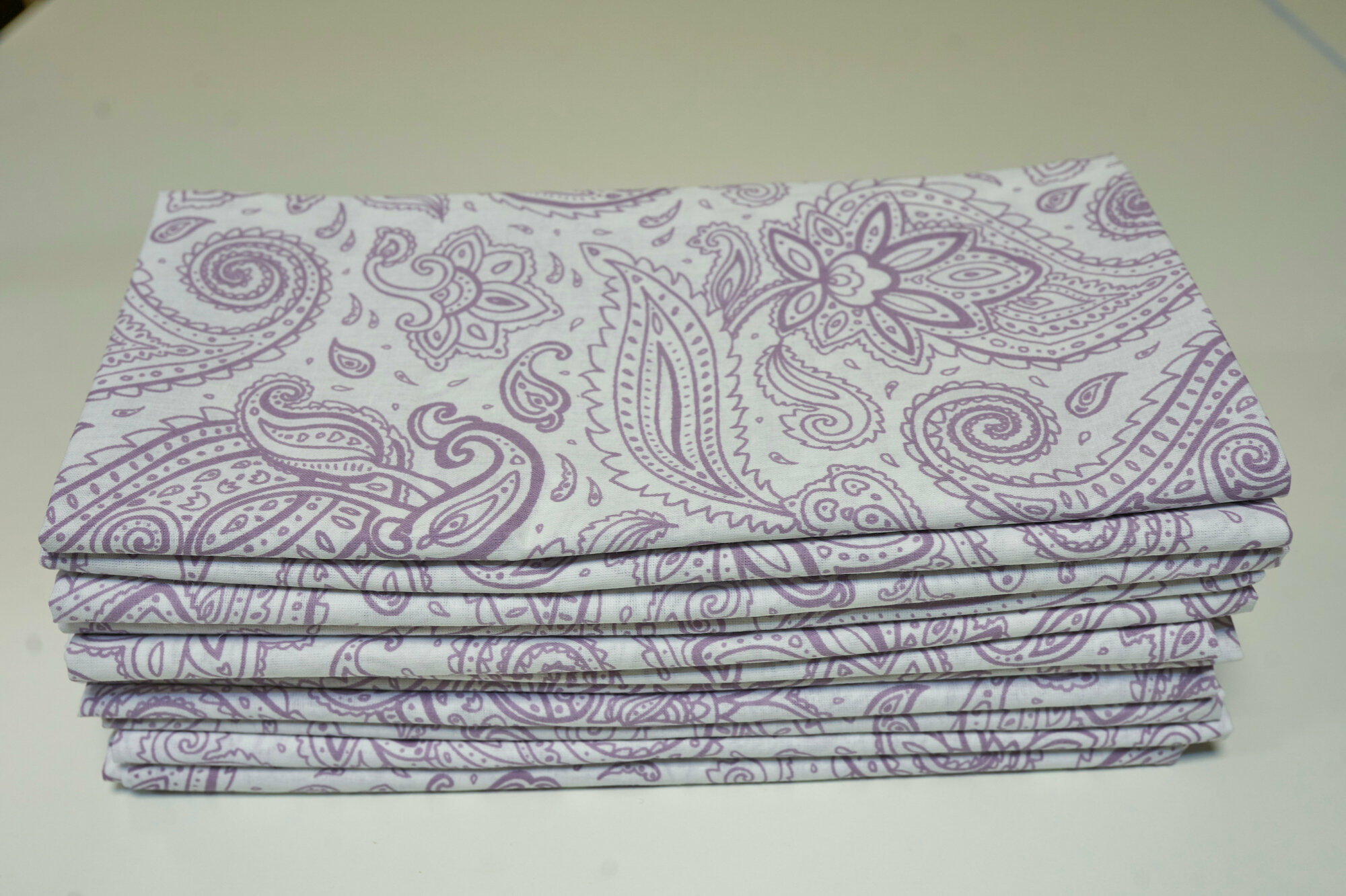 фото Наволочка 50х70 бязь б/з набивной рис. "Узоры востока" плотность ткани 140г/м²