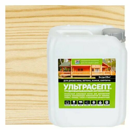 Антисептик Jobi Ультрасепт для дерева и камня 5 л 2522₽