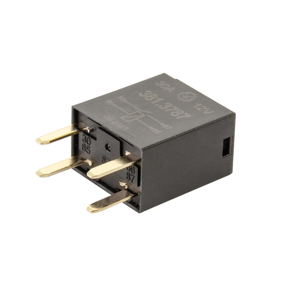 фото Реле электромагнитное замыкающее 381.3787 12В 30А 4-х контактное - энергомаш