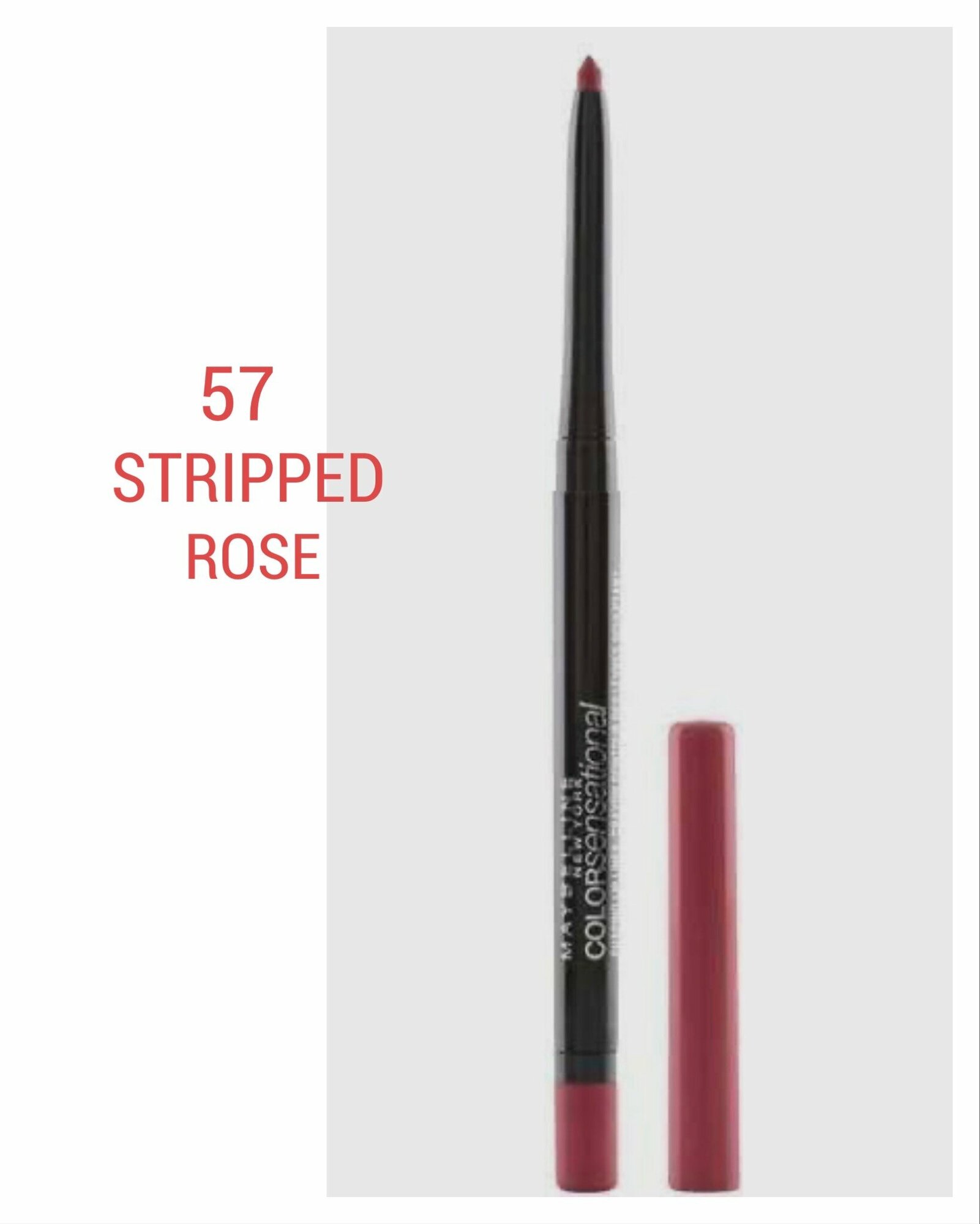 Maybelline New York карандаш для губ Color Sensational, 57 STRIPPED ROSE