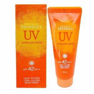 Deoproce Deoproce Солнцезащитный крем для лица и тела Premium UV SPF 42, 130 мл