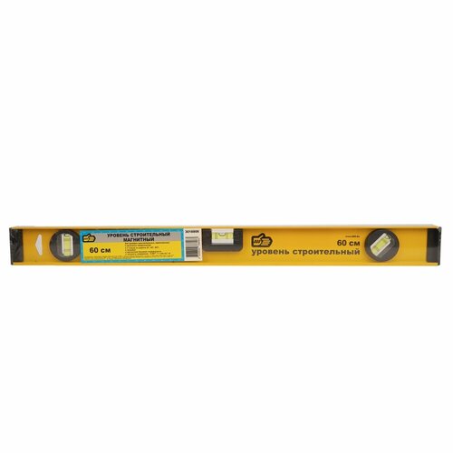 Уровень 600мм 3 глазка линейка скелет алюм 799₽