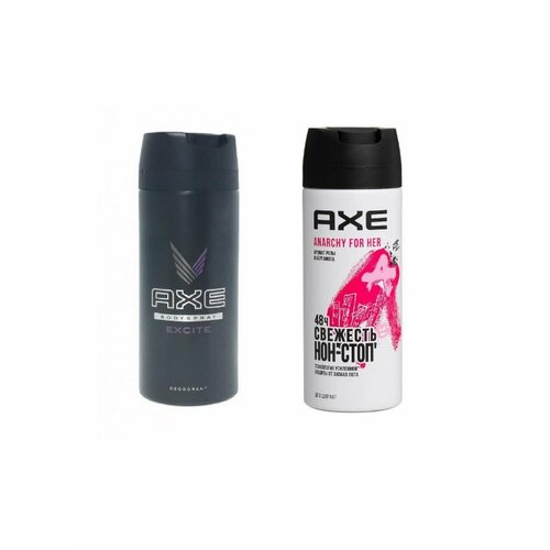 Набор дезодорантов Эксайт и Anarchy for her дезодорант спрей axe black 3шт х 150 мл