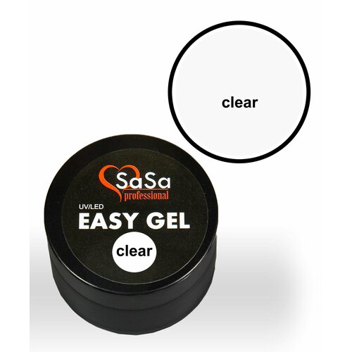 SaSa Гель EASY GEL 15 гр. Цвет CLEAR (прозрачный)