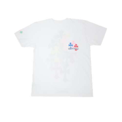 Футболка Chrome Hearts, размер M, белый футболка с карманами и логотипом chrome hearts horseshoe цвет белый