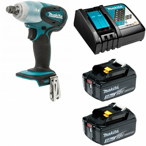 Аккумуляторный ударный гайковерт Makita LXT 18V DTW251RF2 18V 2 x 30Ah Li-Ion 3001600₽