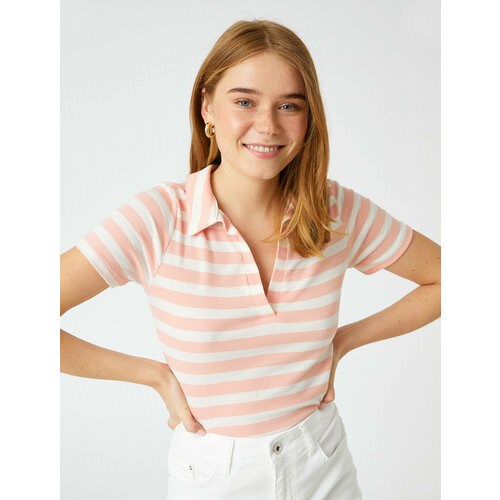 фото Футболка koton, размер m, розовый