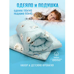 Комплект детский одеяло с подушкой - изображение