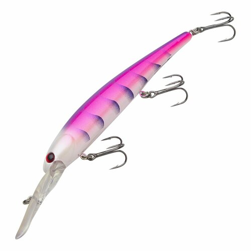 фото Воблер для рыбалки bandit walleye deep #ol150 pink purple white head