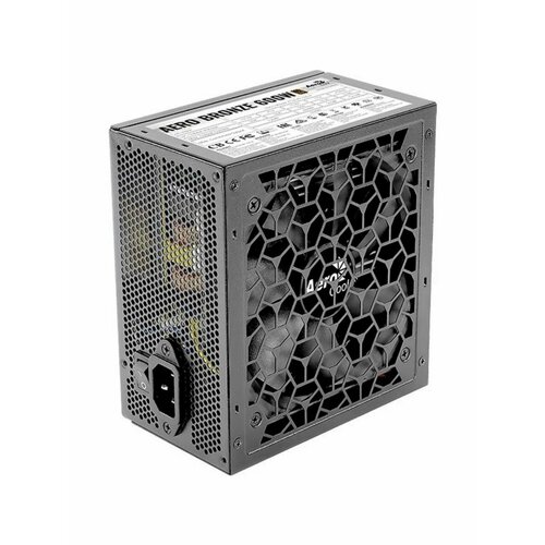 Блок питания AeroCool AERO BRONZE 600W блок питания aerocool aero bronze 500w черный