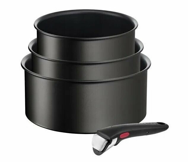 Набор посуды со съемной ручкой TEFAL Ingenio Eco Resist L3979202 4 предмета